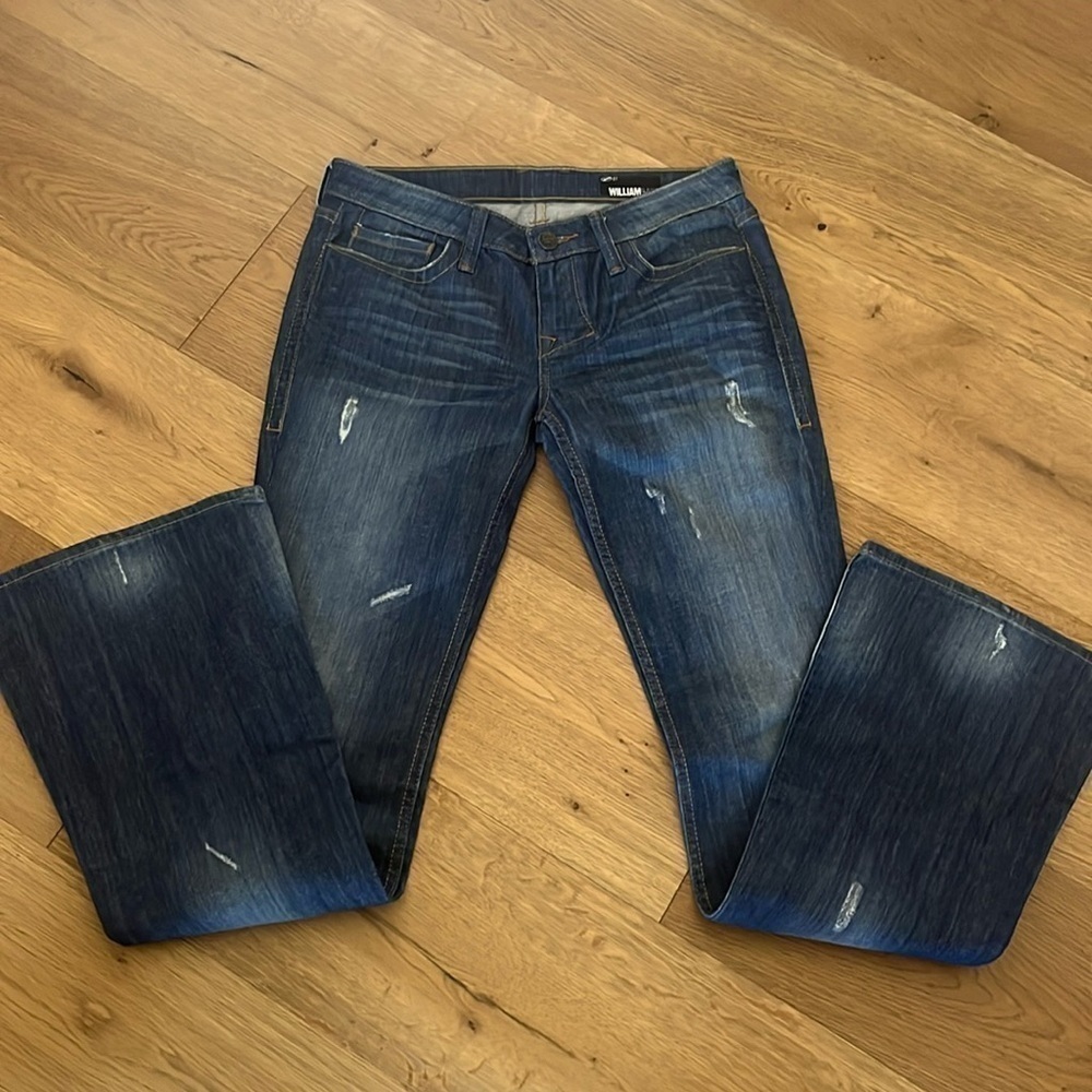William Rast Dark Wash Flare Jeans